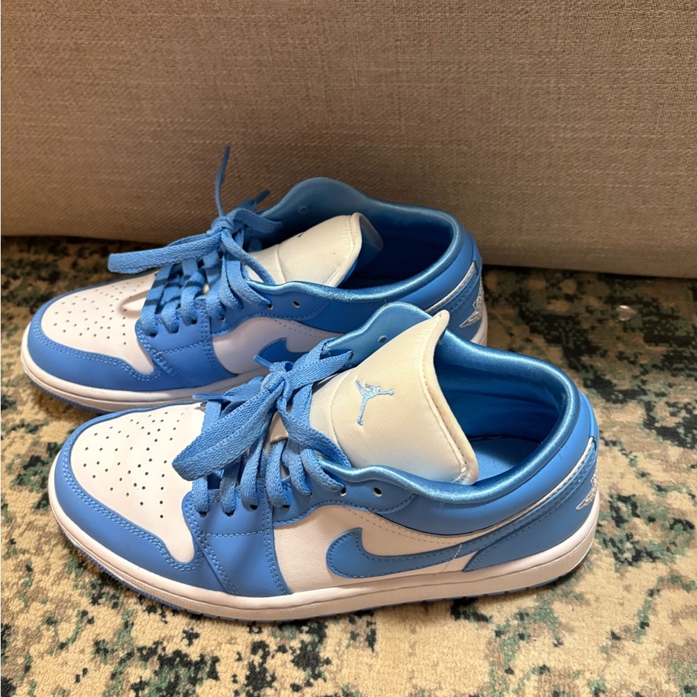 Jordan Sky Blue and White Sneakers